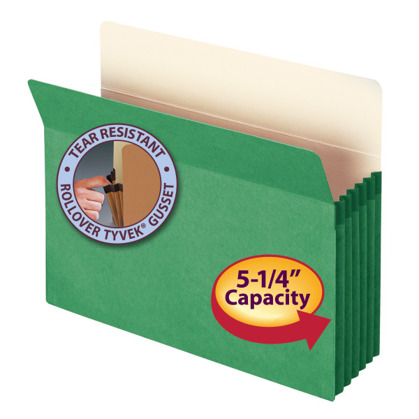 Smead 73236 Colored File Pockets File Folders