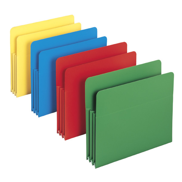 Smead 73550 Poly File Pockets (Bundle: 10 PK) Fastener Folders
