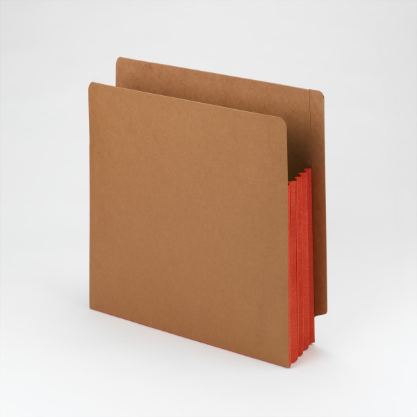 Smead 73686 Extra Wide End Tab Redrope File Pockets with Colored Gusset Classification Folders
