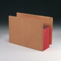 Smead 73696 Extra Wide End Tab Redrope File Pockets with Colored Gusset File Pocket