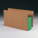 Smead 74680 Extra Wide End Tab Redrope File Pockets with Colored Gusset Classification Folders