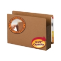 Smead 74681 Extra Wide End Tab Redrope File Pockets with Colored Gusset Tracking Device