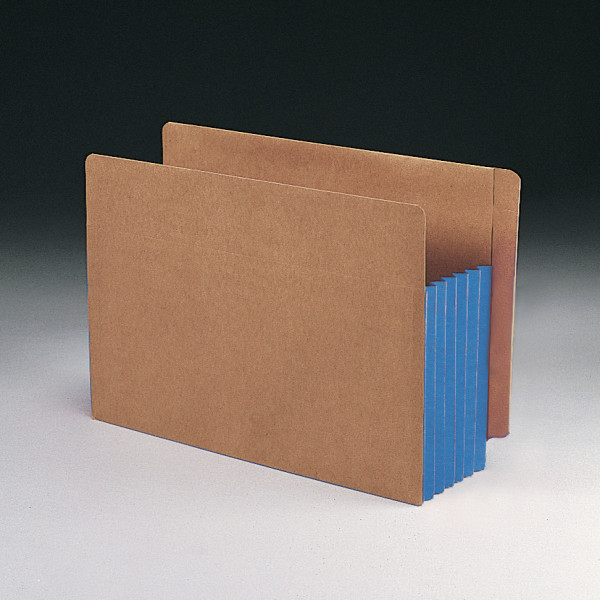 Smead 74689 Extra Wide End Tab Redrope File Pockets with Colored Gusset File Pocket