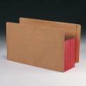 Smead 74696 Extra Wide End Tab Redrope File Pockets with Colored Gusset Hanging Folder Frame