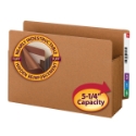 Smead 74790 Extra Wide End Tab TUFF Pocket File Pockets with Reinforced Tab (Bundle: 5 BX) File Folders