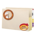 Smead 76164 End Tab Manila File Pockets with Reinforced Tab (Bundle: 5 BX) File Labels