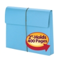 Smead 77203 Redrope and Colored Expanding Wallets with Elastic Cord File Labels