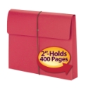 Smead 77205 Redrope and Colored Expanding Wallets with Elastic Cord Hanging Pocket