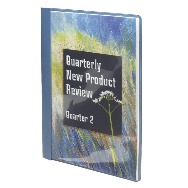 Smead 87452 Clear Front Report Covers Hanging Pocket