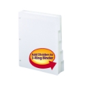 Smead 89415 Three-Ring Binder Index Dividers (Bundle: 20 ST) File Jacket