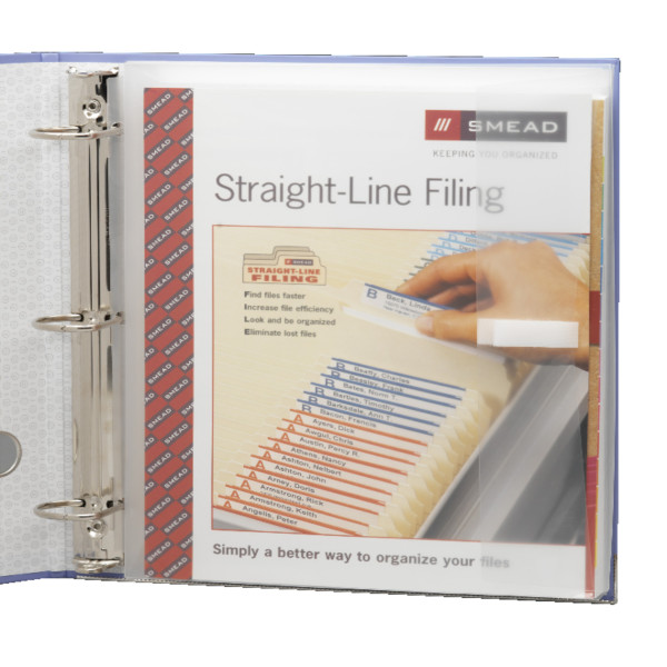 Smead 89500 Poly Three-Ring Envelope (Bundle: 24 PK) File Labels