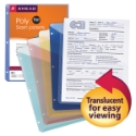 Smead 89505 Poly Translucent Slash Jackets (Bundle: 24 PK) File Labels