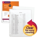 Smead 89506 Poly Translucent Slash Jackets (Bundle: 24 PK) File Labels
