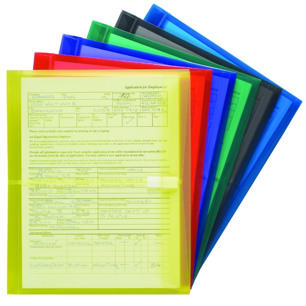 Smead 89669 Poly Envelopes with Hook-and-Loop Closure (Bundle: 24 PK) WaterShed