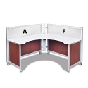Swiftspace Solo Space-Saver Upper Panel Whiteboard-Laminate GSSSWBMSS 