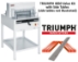 Triumph 4850 Automatic 18-5/8" Paper Cutter Value Kit with 1 box cutting sticks and 1 extra blade