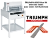 Triumph 4850 Automatic 18-5/8" Paper Cutter Value Kit with 1 box cutting sticks and 1 extra blade Triumph 4850 Automatic 18-5/8" Paper Cutter Value Kit with 1 box cutting sticks and 1 extra blade
