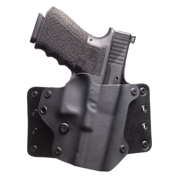 Blackpoint Tactical 100080 Leather Wing OWB 1.75" Holster For Glock 17/22 BLK - 100080
