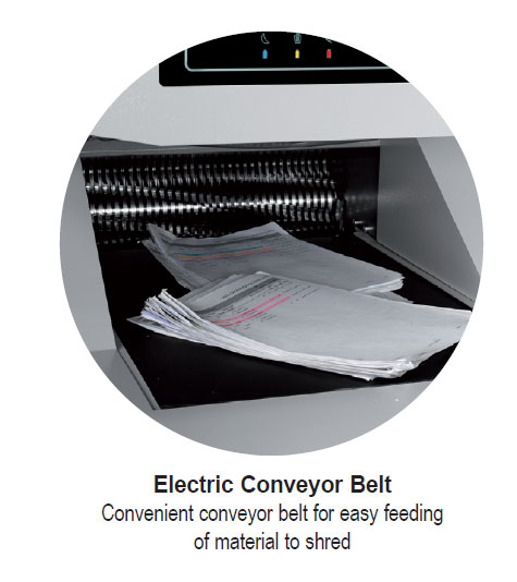 Kobra 430 TS Industrial Conveyor Cross Cut Paper Shredder - 430TS