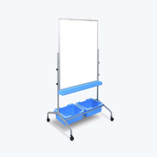 Luxor L330 L330 Classroom Chart Stand with Storage Bins Luxor L330 L330 Classroom Chart Stand with Storage Bins