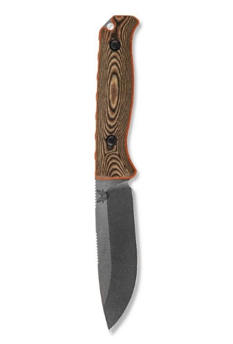 Benchmade Hunt 15002-1 Saddle Mountain 4.2" Skinner Richlite S90V Fixed Blade Knife  - 15002-1