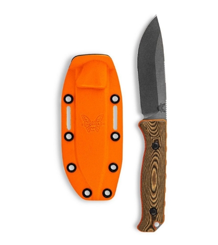 Benchmade Hunt 15002-1 Saddle Mountain 4.2" Skinner Richlite S90V Fixed Blade Knife  - 15002-1