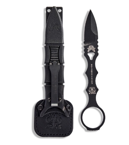 Benchmade 177BK Mini SOCP Fixed Blade 2.2" Black Knife  - 177BK