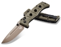  Benchmade 273FE-2 Shane Sibert Mini Adamas Folding Knife 3.25" CruWear Flat Dark Earth Plain Blade, OD Green G10 Handles