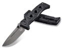  Benchmade 273GY-1 Shane Sibert Mini Adamas Folding Knife 3.25" CruWear Tungsten Gray Plain Blade, Black G10 Handles