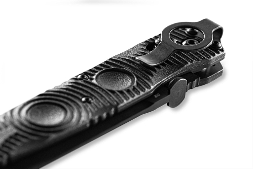 Benchmade 391BK SOCP Folding Knife 4.47" D2 Black Blade, Black Molded CF-Elite Handle - 391BK