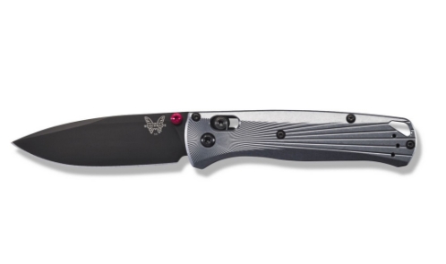 Benchmade 535BK-4 Bugout AXIS Folding Knife 3.24" M390 Milling Pattern Aircraft Aluminum Handles - 535BK-4