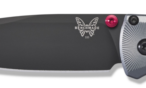 Benchmade 535BK-4 Bugout AXIS Folding Knife 3.24" M390 Milling Pattern Aircraft Aluminum Handles - 535BK-4