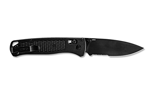 Benchmade 535SBK-2 Bugout AXIS Serrated Folding Knife 3.24" S30V Diamond-like Carbon Coated Handle - 535SBK-2