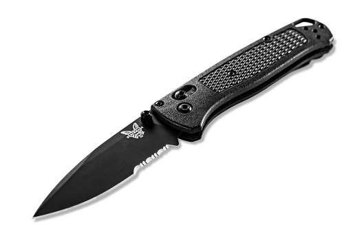 Benchmade 535SBK-2 Bugout AXIS Serrated Folding Knife 3.24" S30V Diamond-like Carbon Coated Handle - 535SBK-2