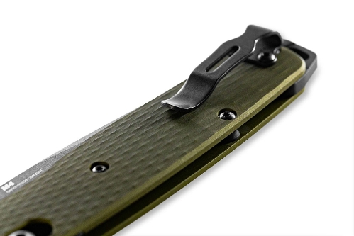 Benchmade 537SGY-1 Bailout Woodland Green Serrated CPM-M4 Blade 3.38" Ultralight Knife  - 537SGY-1