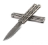 Benchmade 85 Billet TI Bali-Song 4.40? CPM-S30V Stonewash Titanium Handle Knife