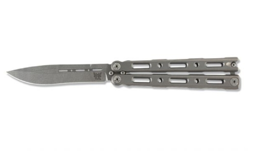 Benchmade 85 Billet TI Bali-Song 4.40? CPM-S30V Stonewash Titanium Handle Knife - 85