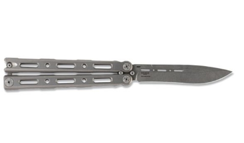 Benchmade 85 Billet TI Bali-Song 4.40? CPM-S30V Stonewash Titanium Handle Knife - 85
