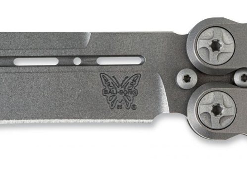 Benchmade 85 Billet TI Bali-Song 4.40? CPM-S30V Stonewash Titanium Handle Knife - 85