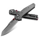Benchmade 940-2001 Osborne Folding Knife 3.4" S90V Plain Blade 6AI-4V Titanium Handle