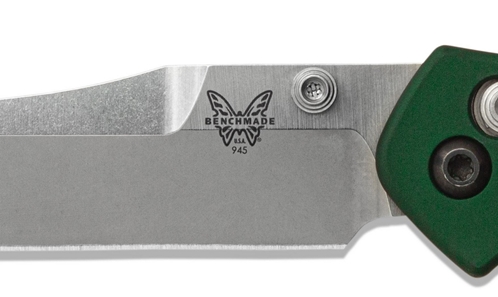 Benchmade 945 Mini Osborne 2.9" Satin AXIS Lock Knife Green G10 - 945