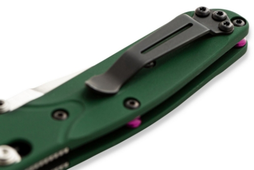 Benchmade 945 Mini Osborne 2.9" Satin AXIS Lock Knife Green G10 - 945