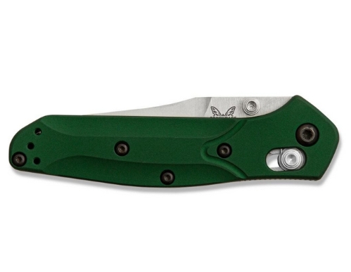 Benchmade 945 Mini Osborne 2.9" Satin AXIS Lock Knife Green G10 - 945