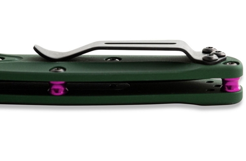 Benchmade 945 Mini Osborne 2.9" Satin AXIS Lock Knife Green G10 - 945