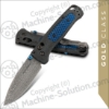Benchmade 535-191 Bugout Gold Class AXIS Folding Knife 3.24" Munin Damasteel Blade