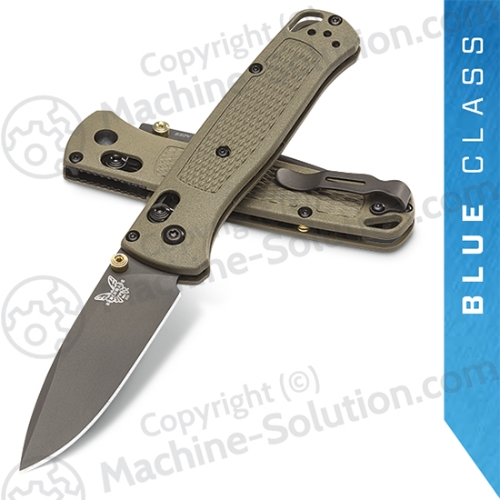 Benchmade 535GRY-1 Bugout AXIS Lock Knife Ranger Green 3.24" S30V Satin Plain Blade