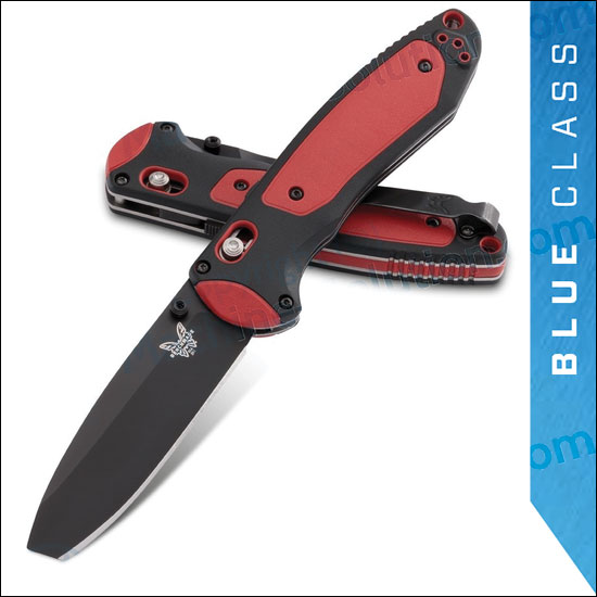 Benchmade 591BK Boost 3.43" CPM-3V Steel Blade Versaflex Dual Durometer Handle