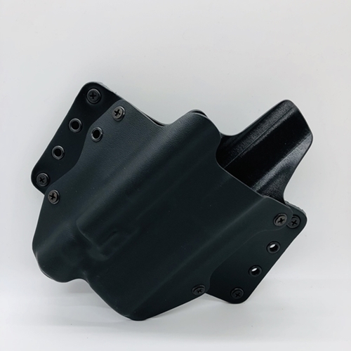Blackpoint Tactical 111378 Leather Wing Light Mounted OWB 1.75" Holster For SIG P320F  BLK - 111378