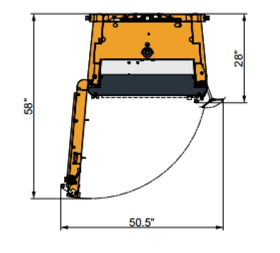 Bramidan B4 Entry Level Cardboard Box Vertical Baler 110V, 60 Hz, 1 Phase - B4