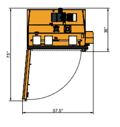 Bramidan B5W Entry Level WIDE FEED OPENING Cardboard Box Vertical Baler 110V, 60 Hz, 20 AMP - B5W